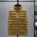 Gilet da uomo in piumino di cotone grande autunno inverno versione coreana trendy con colletto in piedi cappotto, gilet e_voghion.com