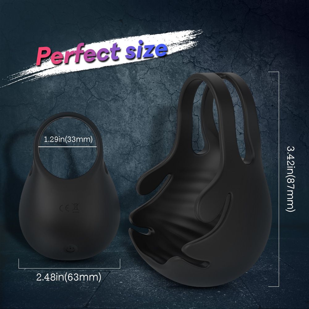 Männlicher Masturbator Hodenstimulationstrainer Ärmel Erwachsene Produkte Verriegelungsring_voghion.com