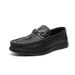 Business Casual Leather For Men, Crocodile Pattern, Youth Trendy Flat Driving Slip-On All-Season Single Shoes, Cowhide_voghion.com