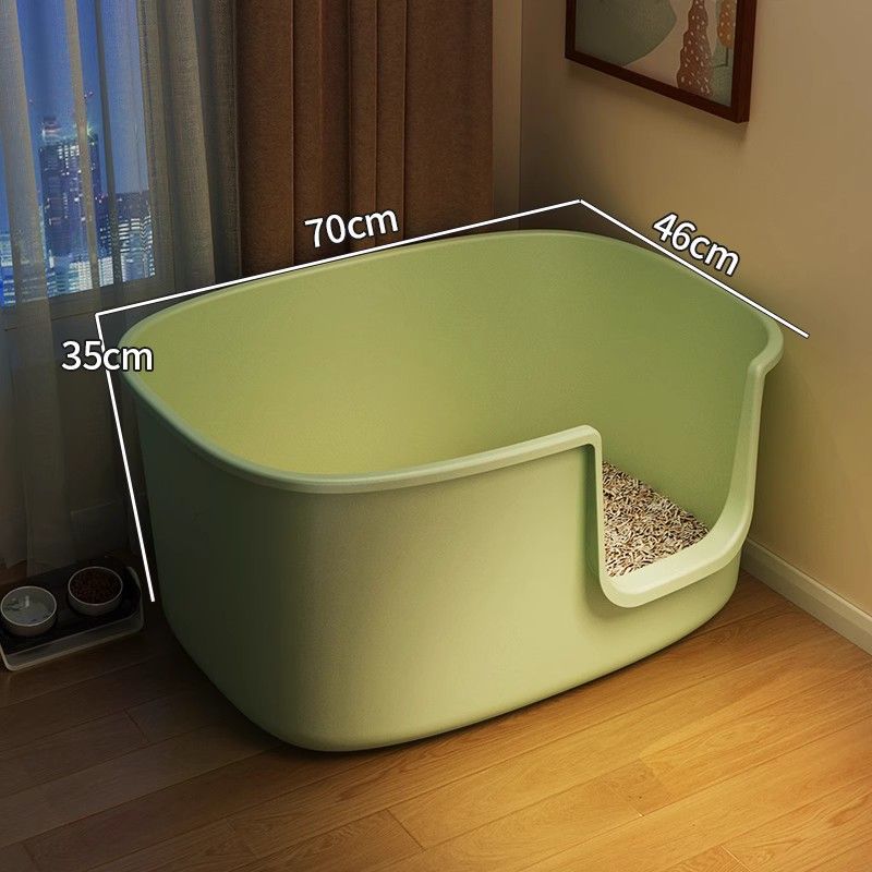 Fully Enclosed Drawer Type Toilet Odor-Proof Extra Large Litter Splash-Proof Cat Poop Box_voghion.com