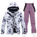 NOKO-New Men's And Women's Workwear Warm, Thickened Korean-style Snowboard Ski Suits._voghion.com
