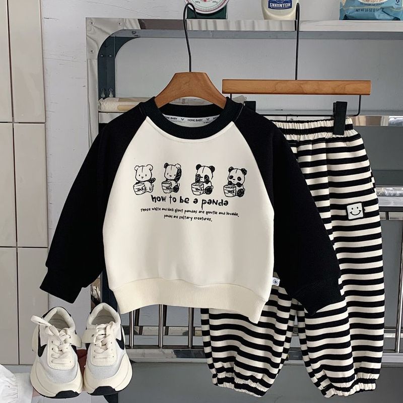 Herren- und Damenbekleidung mit Kapuzenpullover 2024 Winter Kontrastfarbener Cartoon Casual Orly Fleece Niedlicher Pullover_voghion.com