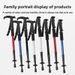 Jiangfenfa Outdoor Trekking Poles Adjustable Telescopic Walking Sticks For Hiking And Travel, Four-Section Ultra-Light_voghion.com