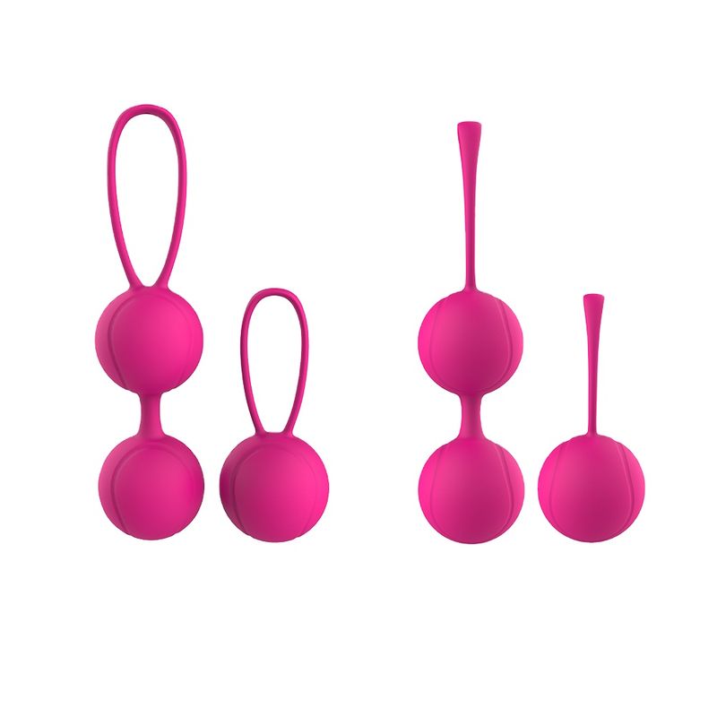 Peso de exercício Kegel ZESSIEN, conjunto de 2 bolas de gueixa, bolas de silicone Ben Wa_voghion.com