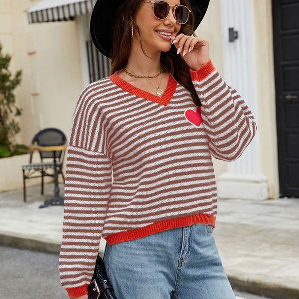 Maglione lavorato a maglia a maniche lunghe con scollo rotondo e jacquard in stile ragno nero per Halloween_voghion.com