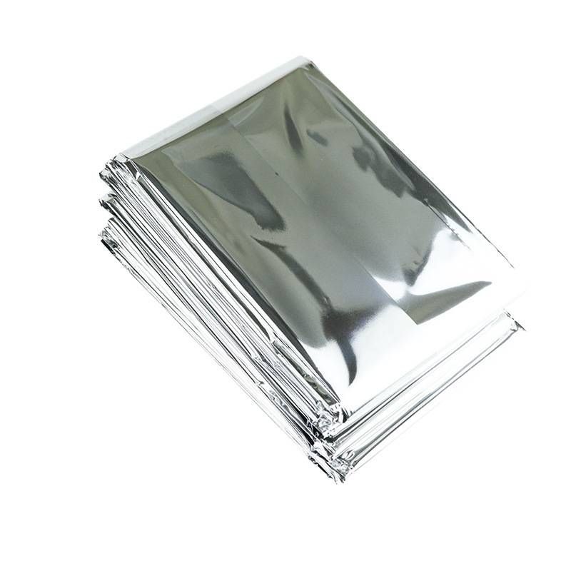 Emergency Survival Blanket Portable PET Aluminum Foil Thermal Reflective Blanket For Outdoor First Aid Disaster Preparedness_voghion.com