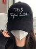 Taylor Swift Baseballkappe, T.S. Bestickte Baseballkappe, europäische und amerikanische gewaschene Retro-Mode_voghion.com
