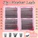 False Eyelashes Single Cluster Segmented False Eyelash Book Set Natural Thick Versatile C Curved Curled Eyelashes_voghion.com