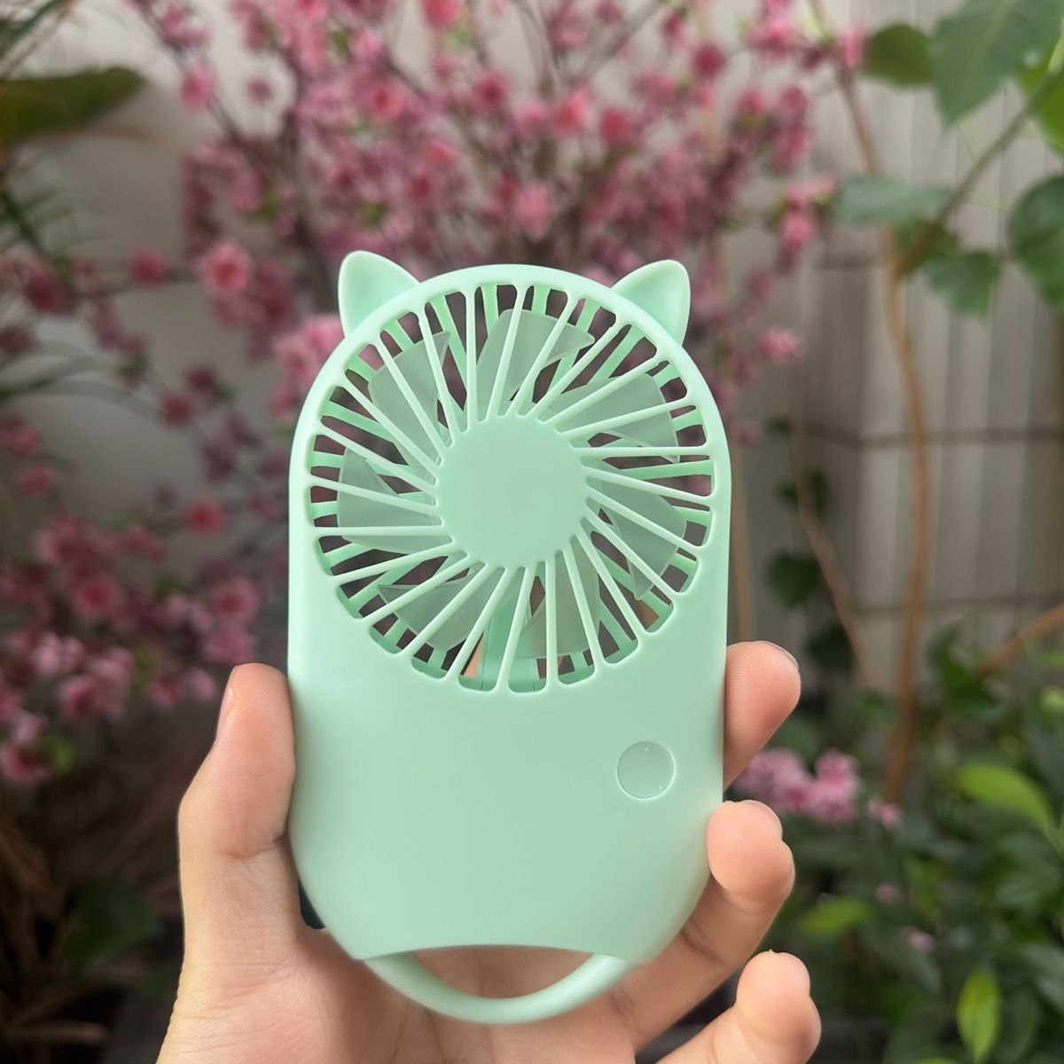 Cat Ear Mini Fan - Rechargeable USB Handheld Fan, Portable & Customizable (Perfect Gift Idea)_voghion.com