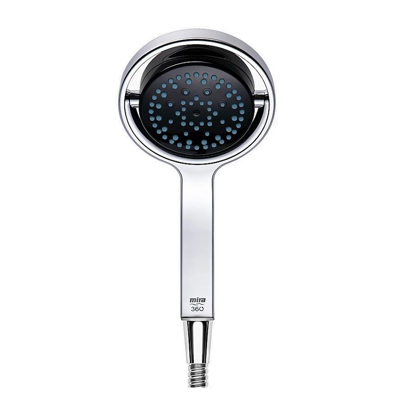 Mira 360+ NEW Platinum 4 Spray Mode Deluxe 130mm Flip Shower Head - 2.1981.018_voghion.com