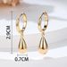 Retro Simple Water Drop Pendant Earrings Temperament Fashionable Women's Earrings Earrings_voghion.com