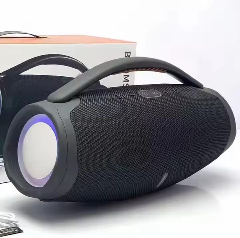 Vezeték nélküli, hordozható, LED-es, vízálló Bluetooth hangszóró hosszú élettartamú akkumulátorral_voghion.com