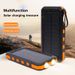 200000mAH Solar Power Bank Portable High Capacity Charger Compatible With IOS Android USB-A And USB-C Fast Charging 2025_voghion.com