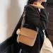 Women's Minimalist Designer New Lychee Pattern Wide And Narrow Double Strap Shoulder Magnetic Buckle Zipper Crossbody_voghion.com