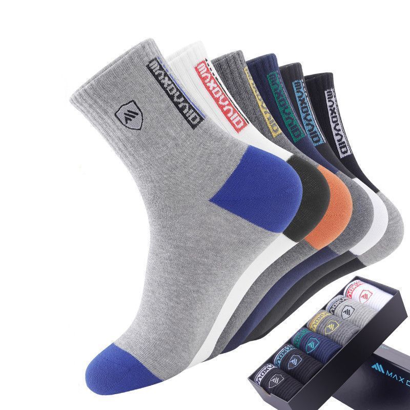 New Arrival Easiest For Match Men's Middle Deodorant Sweat-Absorbing Autumn And Winter Cotton Long Tube Basketball_voghion.com