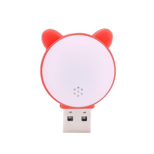 Dejlig Kat USB Genopladelig Natlampe Soveværelse Sengelampe Stemmestyret Fjernbetjening Til Børn Baby Gave XYZ_voghion.com