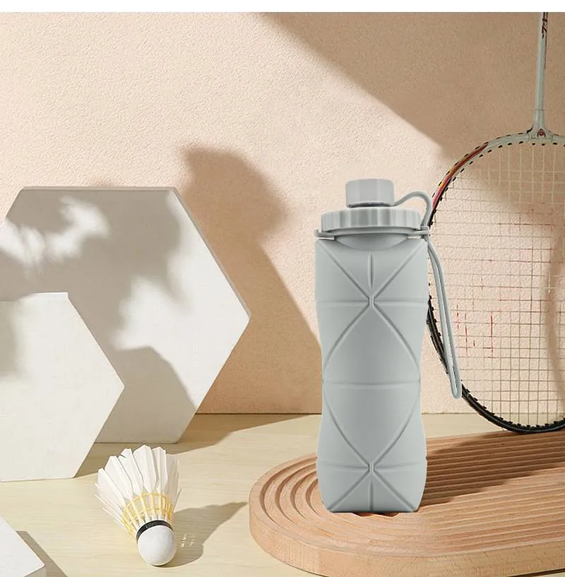 Silicone Mug Outdoor Portable Silicone Water Bottle Cup High Temperature Resistant Sports Water Bottle_voghion.com