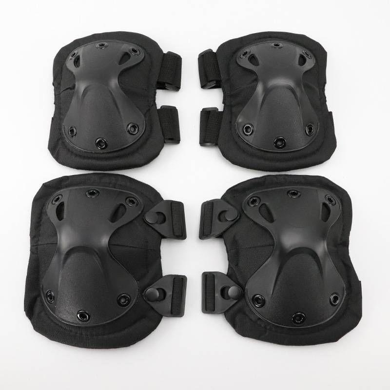 4-teiliges Set mit Knie- und Ellbogenschutz für Outdoor-Radsport- und Feldausrüstung_voghion.com