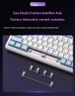 EWEADN GS98 Anpassbare kabellose mechanische Tastatur – Dreifachmodus (Bluetooth/Kabelgebunden/2,4 GHz) mit Hot-Swap-fähigen Ice Cream/Haiqing-Schaltern_voghion.com