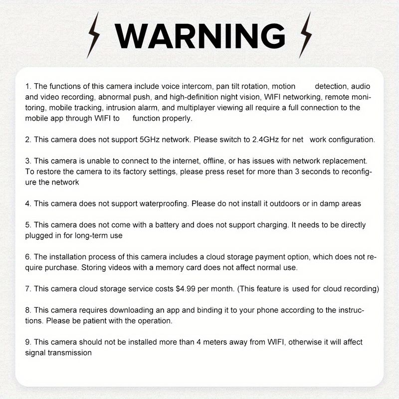 High Definition 1080P Wireless Security Camera, With AI Intelligent Humanoid Tracking And Motion Detection Functions, Support 2.4G Alarm Push,_voghion.com