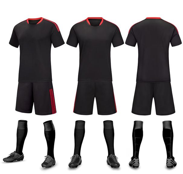Uniformes de vêtements pour hommes, costumes de match, uniformes de match pour étudiants, combinaisons d'entraînement à manches courtes, vêtements de football à numéro imprimé DIY_voghion.com