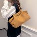 2025 New Women's Large Capacity Pleated Basket Bag Niche High-end Shoulder Handbag_voghion.com