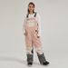 Unisex Waterproof Ski Bib Pants – Windproof & Breathable Snow Overalls For Men & Women (Color Block Design)_voghion.com