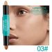 Bronzers & Highlighters Double Headed Two Color Contour Stick Silhouette Brightens The Face Highlight Three Dimensional Contour Concealer_voghion.com