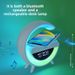 New Colorful Atmosphere Light Electric Wireless Charging Bluetooth Speaker Portable Multi-Function Smart_voghion.com