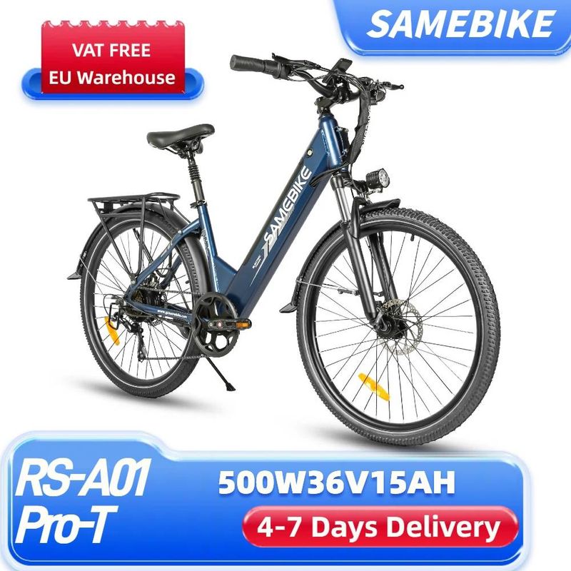 SAMEBIKE RS-A01 Pro-T 26" električno kolo 36V 15Ah baterija 500W motor mestno električno kolo najboljše za prevoz na delo in mestno vožnjo	_voghion.com