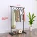 Adjustable Wall Mounted Clothes Drying Rack - Heavy Duty Stainless Steel Double Rod Laundry Hanger With Wheels, Foldable & Space Saving_voghion.com