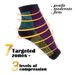Anti-Fatigue Compression Ankle Sock for Improved Circulation, Swelling Relief, Plantar Fasciitis Relief and Tired Feet_voghion.com