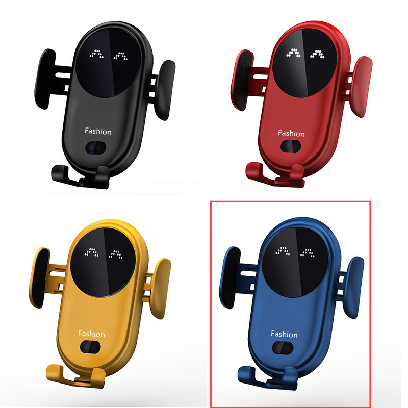 Smart S11 Auto-Sensing Wireless Charger & Phone Holder – 10W Fast Charging, Universal Compatibility (iPhone/Android/Type-C)_voghion.com