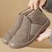Omen In Early Spring, New Soft Sole, Lightweight, Middle Aged And Elderly Mothers' Shoes, Plus Velvet, Thickened, Warm, Slip On Snow Boots_voghion.com