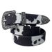New Trendy Versatile Leopard Print Suede Heart Metal Pattern Alloy Buckle Belt For Women High-end Feel_voghion.com
