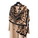 Moda selvaggia con stampa leopardata autunno inverno calda con personalità unica, stile dolce e fresco, cashmere da donna_voghion.com