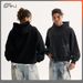 Herren-Hoodie im Used-Look – Oversize-Streetwear-Sweatshirt aus gewaschener Baumwollmischung im Vintage-Stil_voghion.com