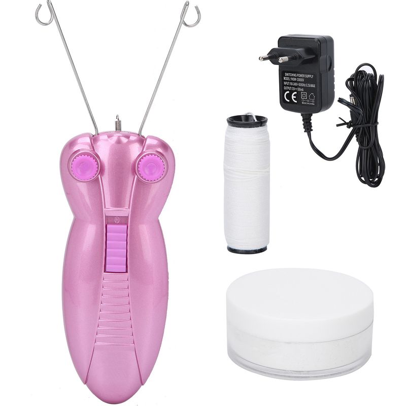 Portable Electric Face Facial Hair Shaver Machine Tool Cotton Thread Epilator_voghion.com
