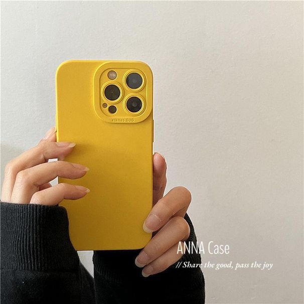 Mustard Green iPhone 15 Case 14 Promax 13 Premium 12mini Liquid Xs Silicone 11 Soft XR_voghion.com