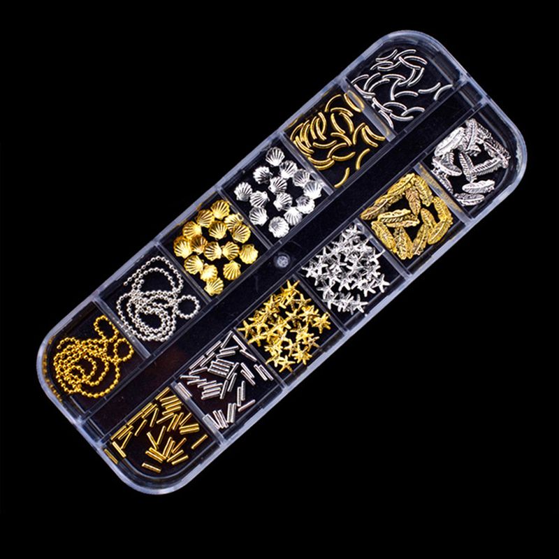 Gwong Multi Pattern Nail Art Rivet Sticker Women Fingernail Manicure DIY Decal Decor_voghion.com