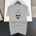 Männer T Shirts Koreanische Mode Sommer Streetwear Schädel Finger Print T-shirt Casual Kleidung Haruku Kurzarm Tops Tees_voghion.com