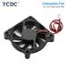 2 Pins Computer Fan 6cm 60mm 6010 12V 0.16A Sleeve Bearing Computer CPU 2pins Silent Cooling Fan Computer PC Case CPU Cooler Fan_voghion.com