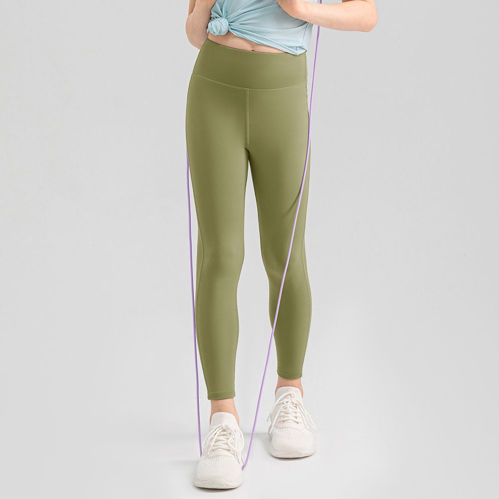 Fete mici îmbrăcăminte de vară respirabil de înaltă elasticitate pantaloni de yoga Cloud Sense piele prietenoasă sport dans antrenament alergare fitness pantaloni_voghion.com