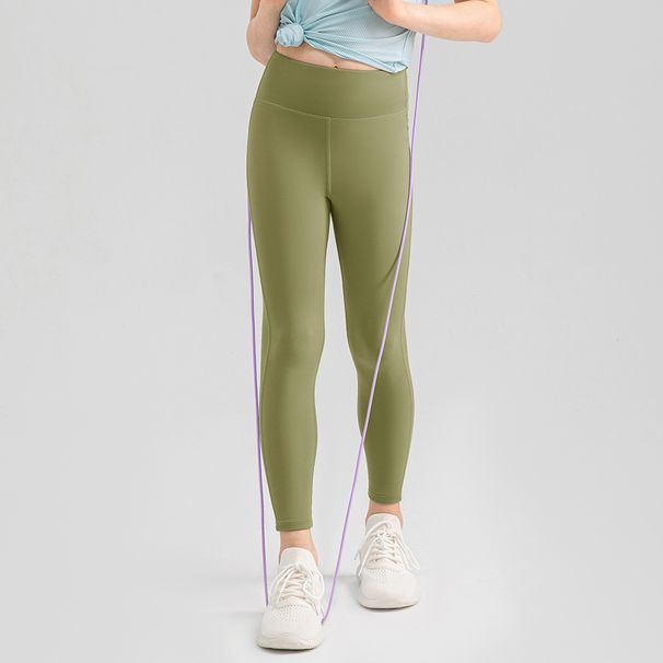 Fete mici îmbrăcăminte de vară respirabil de înaltă elasticitate pantaloni de yoga Cloud Sense piele prietenoasă sport dans antrenament alergare fitness pantaloni_voghion.com