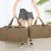 Unisex Vintage Canvas Travel Large Capacity Duffel Hand Lage Gym Pack Multifunction Sac De Voyage Weekend Bag_voghion.com