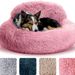 Cama redonda y cálida de felpa larga para gatos, para perros pequeños y medianos_voghion.com