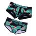 Intimo traspirante in cotone a vita bassa per coppie - Boxer con stampe divertenti e mutandine hipster - Lingerie unisex comoda per la spiaggia e l'uso quotidiano_voghion.com