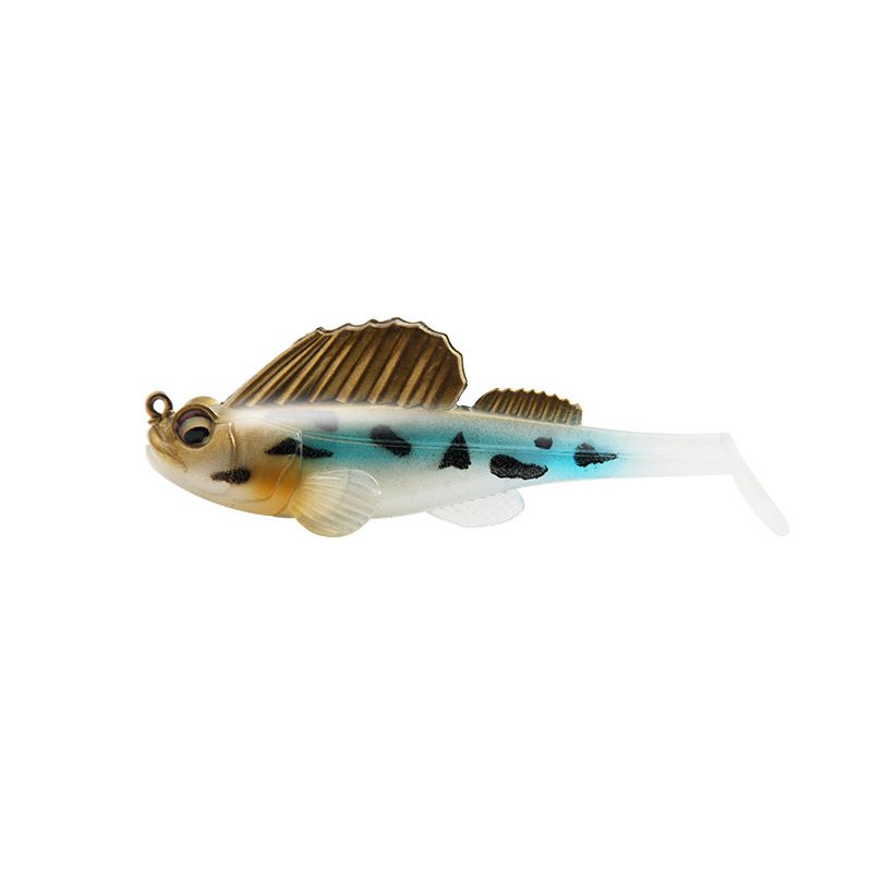 Lure Bait Soft Bait Silicone Jumping Fish Anti Hanging Bottom Bag Lead Fish 8.5cm/14g Black Diamond Fish Hook Bait_voghion.com