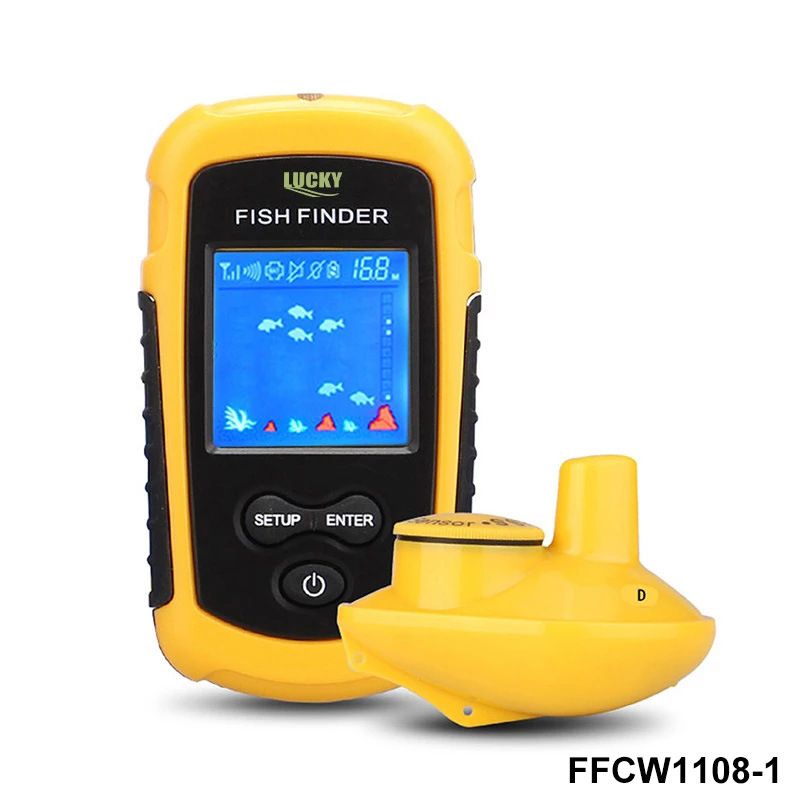 Detector de pescuit subacvatic wireless HD în engleză, detector de pești cu ultrasunete mobil, detector de pești cu sonar_voghion.com