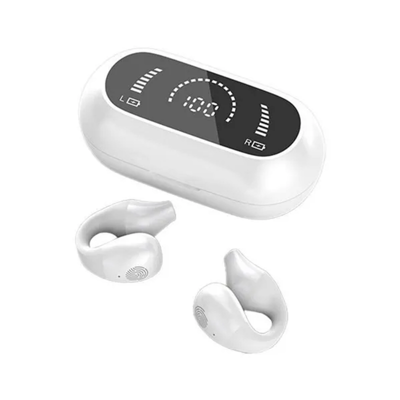 New Upgrade Bone Conduction Earphone Bluetooth 5.2 Ear Clip On Ear Earring Wireless Headphones Sports Headsets Ear Hook With Mic_voghion.com